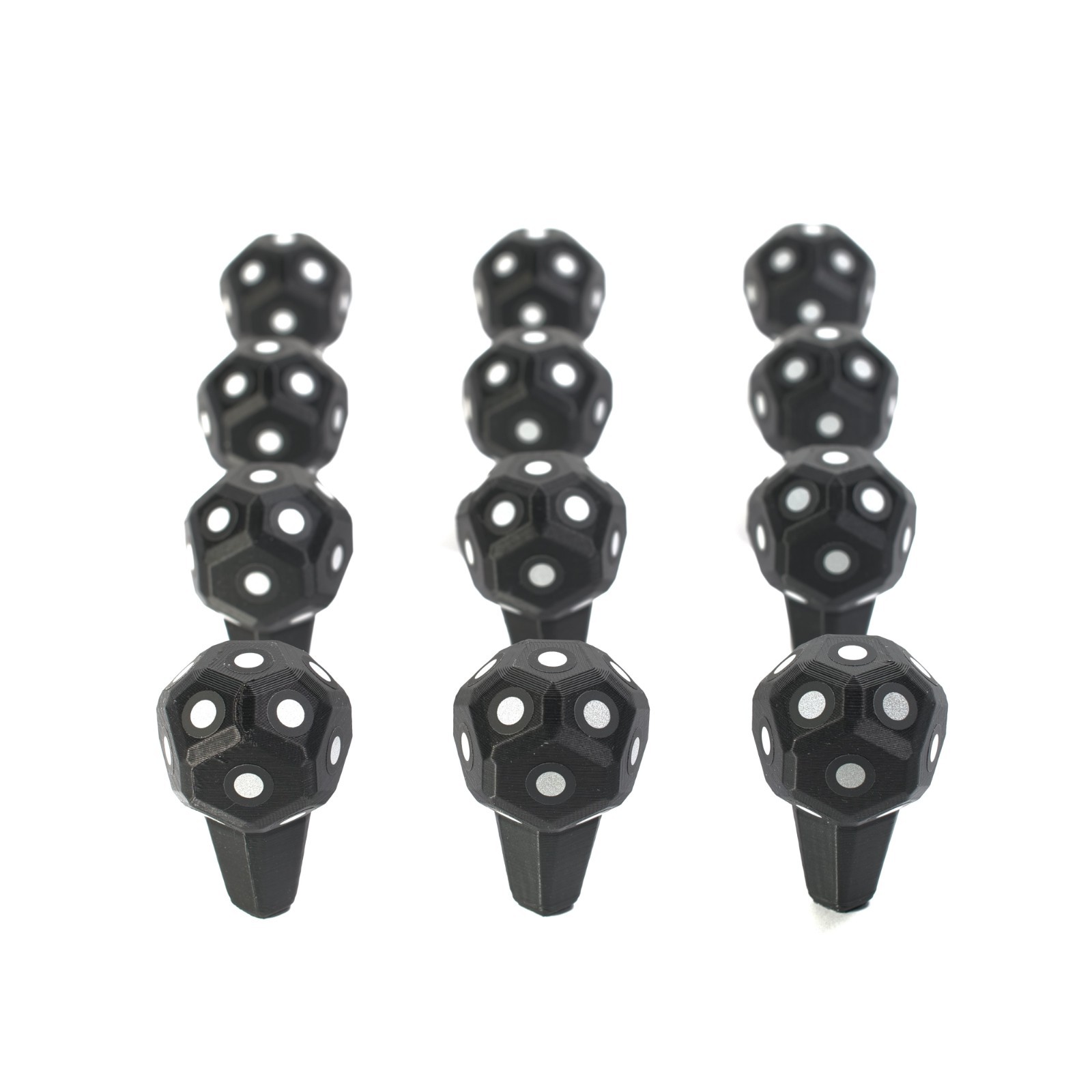 3D Scanner Magnetic Markers, 12 Pack Targets for Large Surfaces & Car Panels