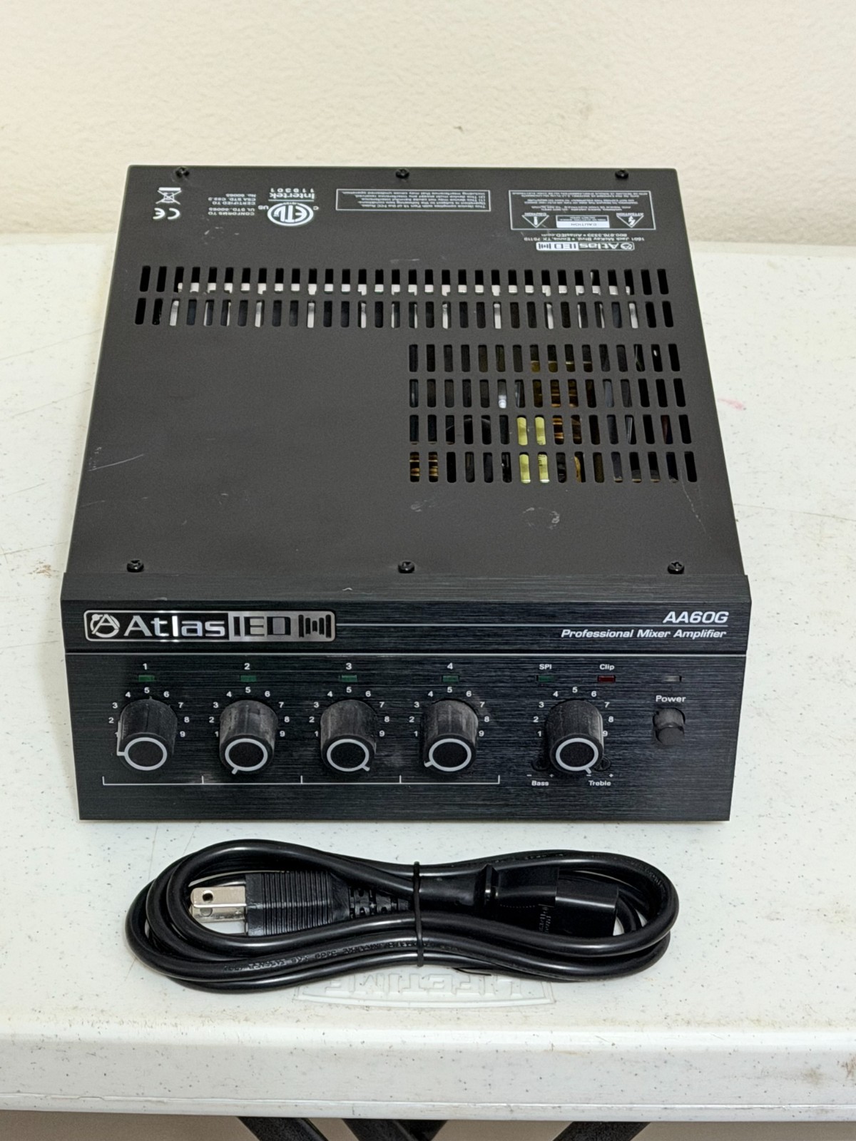Atlas IED AA60G 4-Channel 60W Professional Mixer Amplifier - FREE SHIPPING