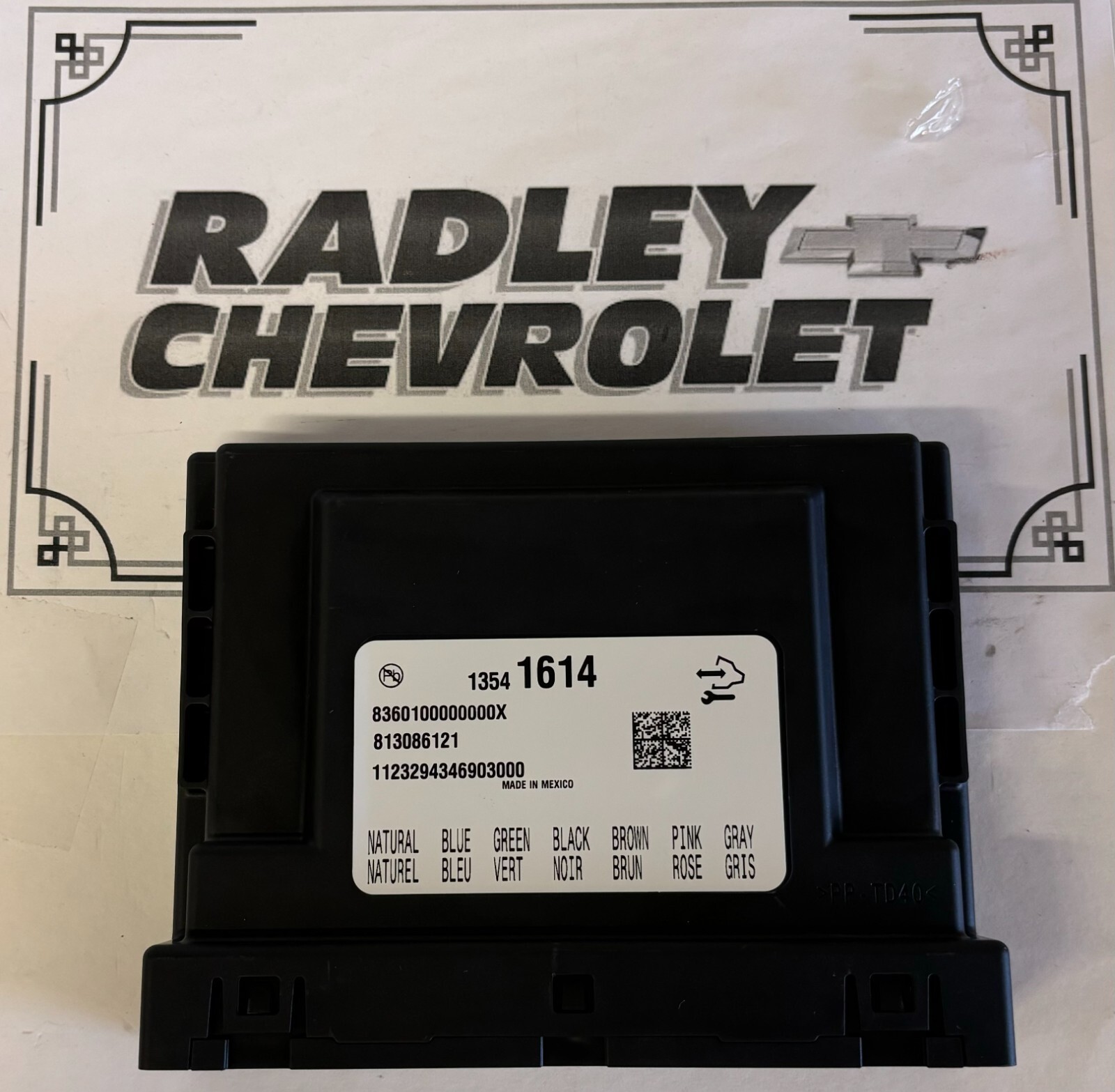 NEW GM OEM MODULE- GENERAL MOTORS GMC 13541614