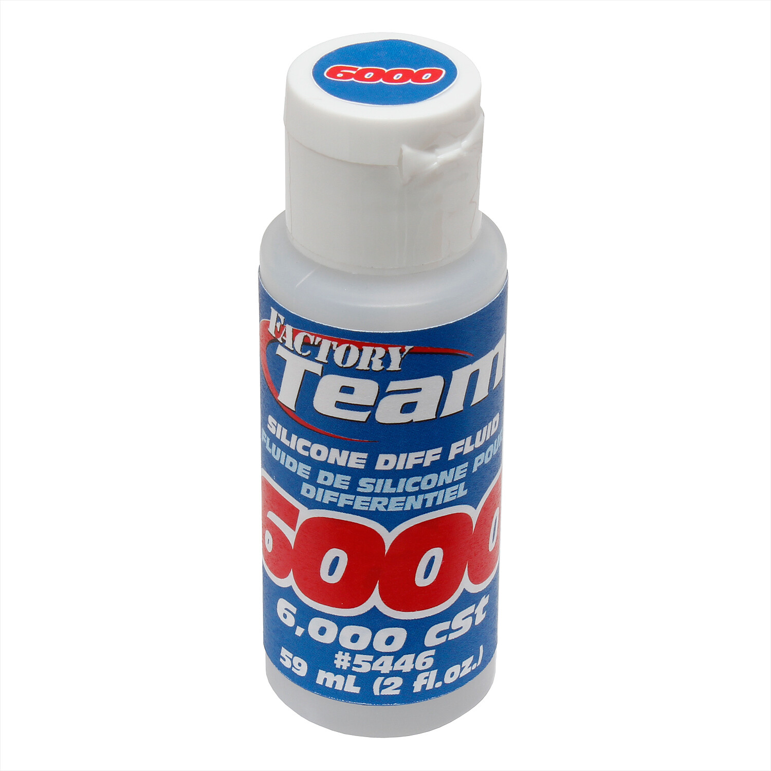 Team Associated Factory Team 6,000wt (cst) Silicone Diff Fluid 2oz ASC5446 5446