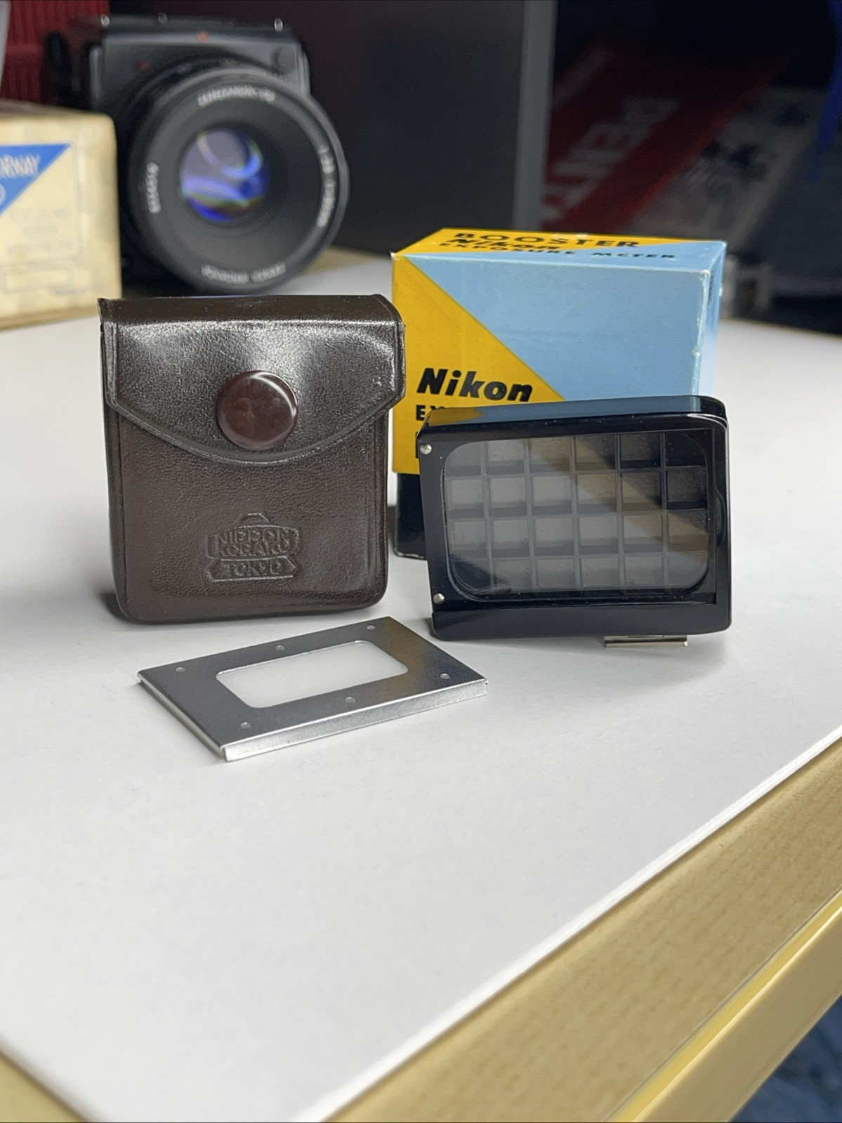Nikon meter booster with case S rangefinder, Nippon Kogaku,  US SELLER