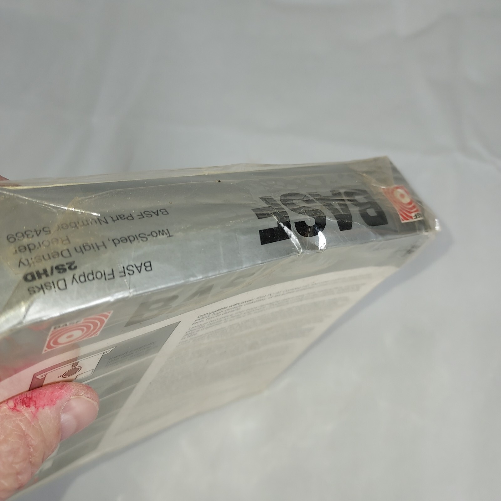 10 5¼ " 5.25 double Faced 2s/HD Floppy Diskettes Sealed BASF