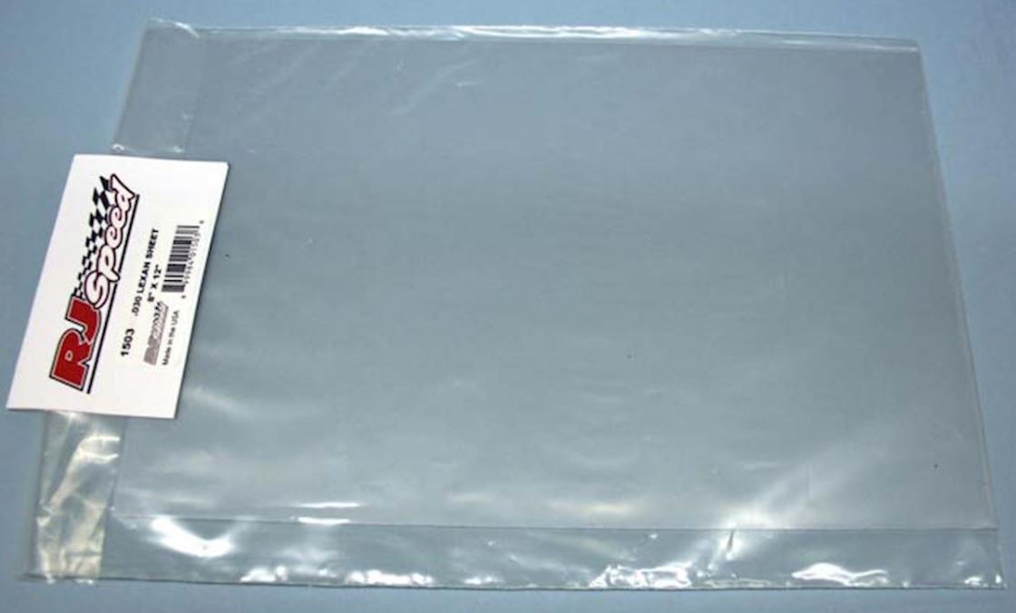 RJ Speed 1502 Lexan Sheet 8x12" .020