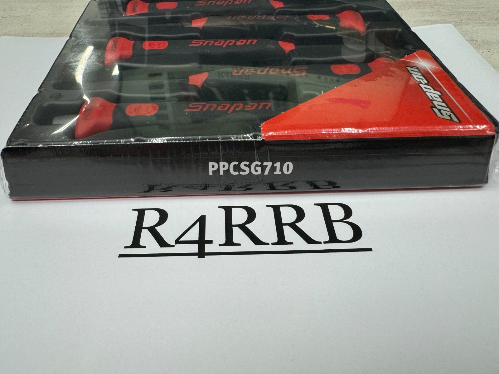 Snap-on Tools NEW RED 10 Piece Soft Grip Punch and Chisel Set PPCSG710R