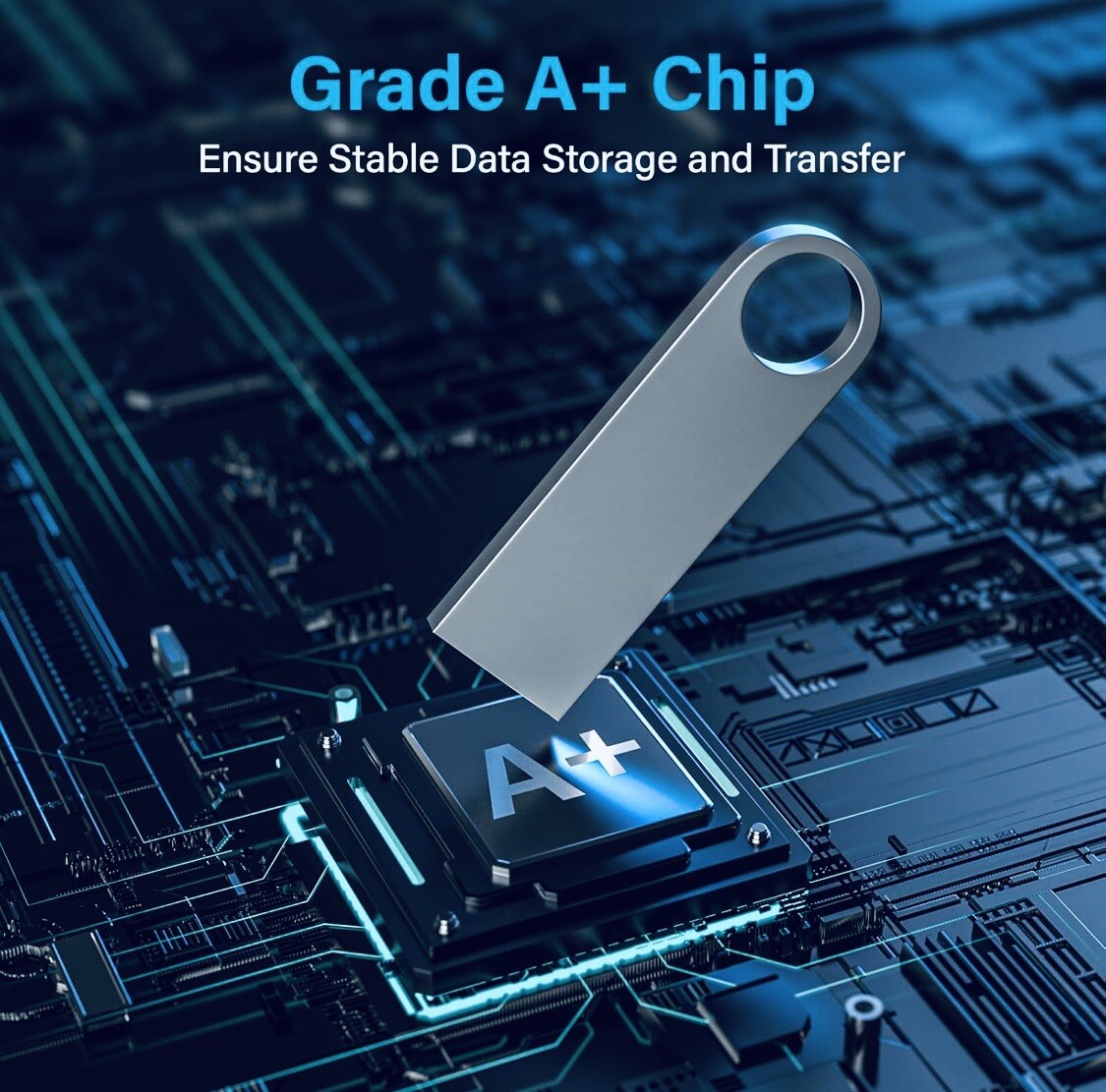 METAL USB STICK 100 PCS 8GB NO LOGO
