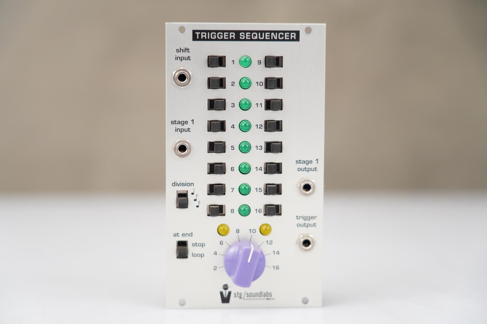 STG Soundlabs Trigger Sequencer Eurorack Module #58455