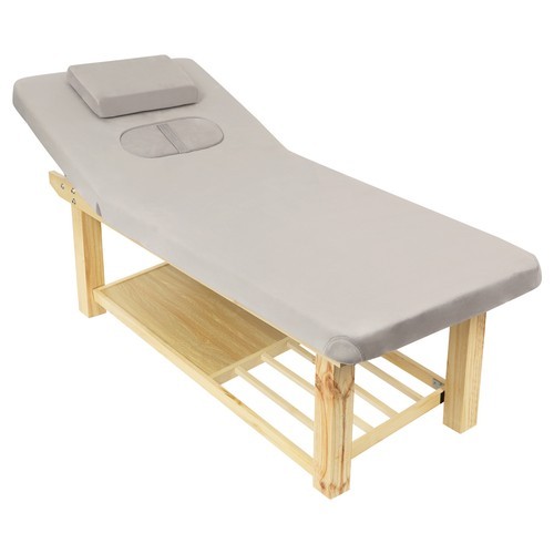 Massage Bed Physical Rectangular Treatment Bed Spa Facial Massage Table w/Pillow