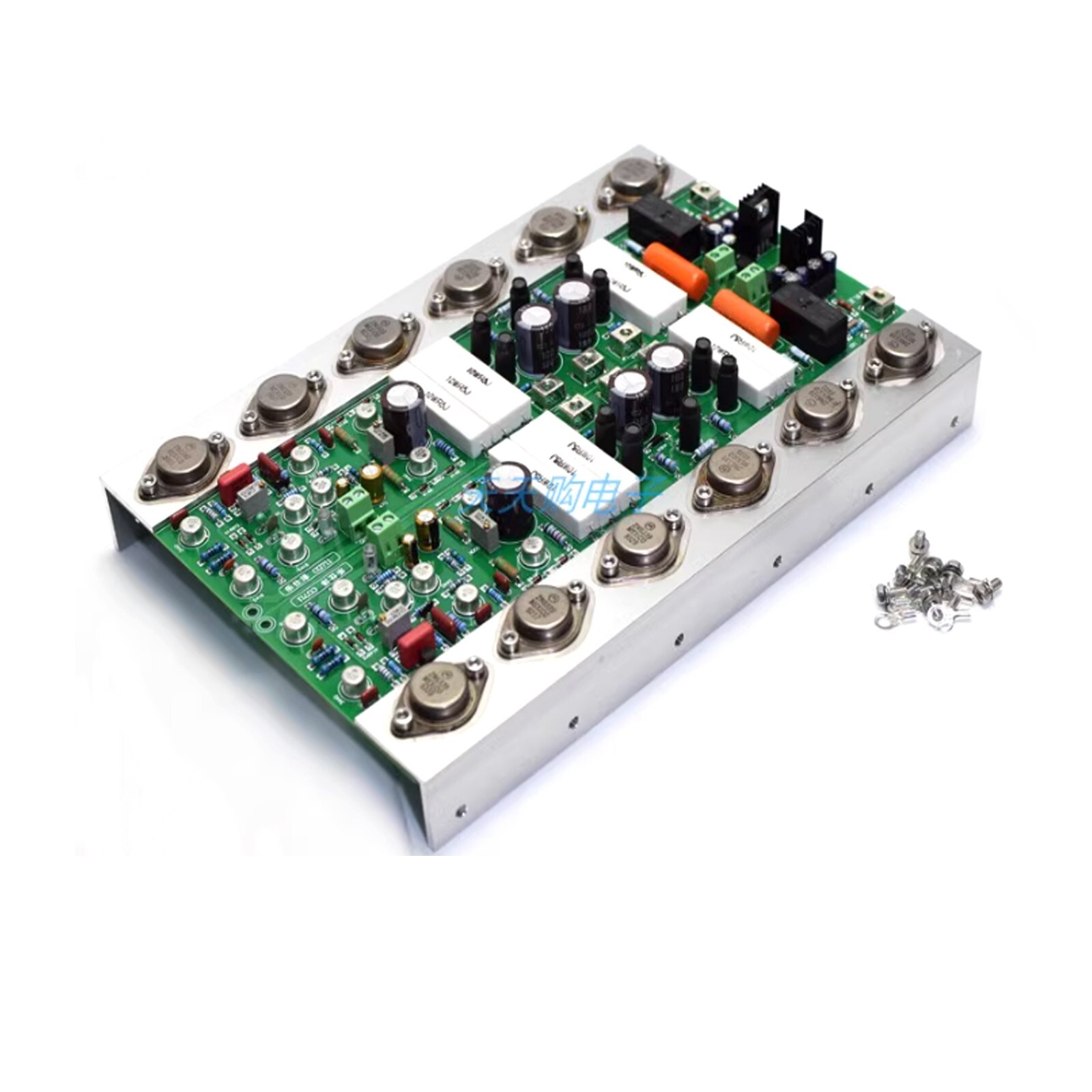 One Pair 711 HiFi Gold Sealed Tube Finished Power Amplifier Board 2024 120W