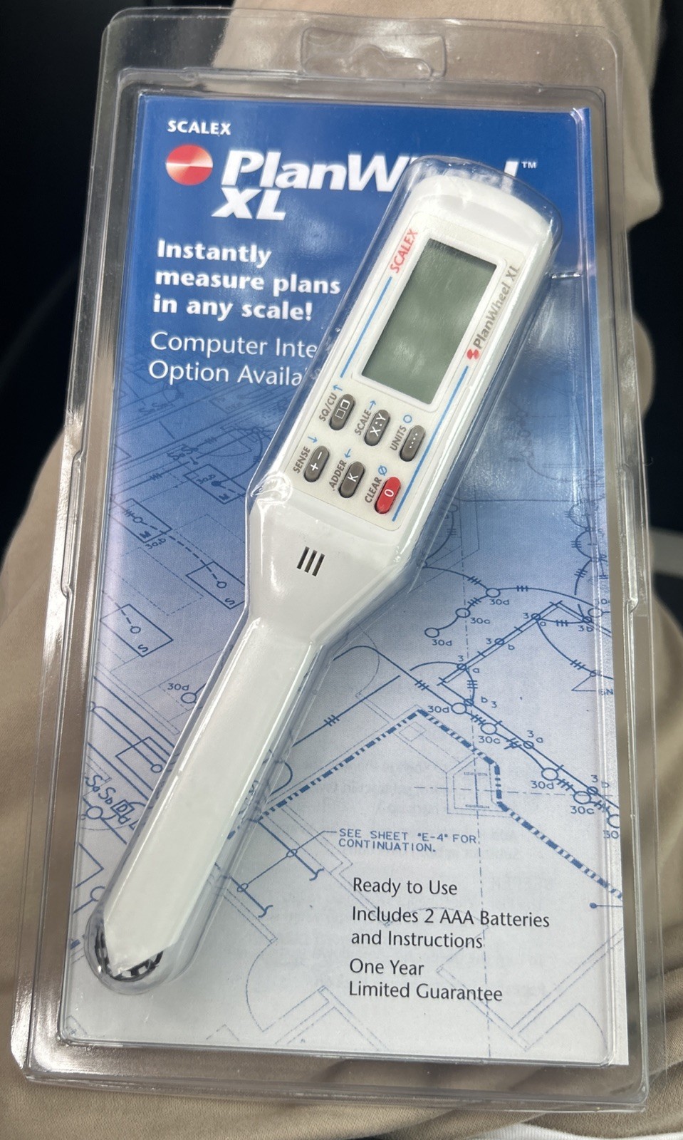 Scalex PlanWheel XL Digital Distance Measurer New Blueprints And Plans