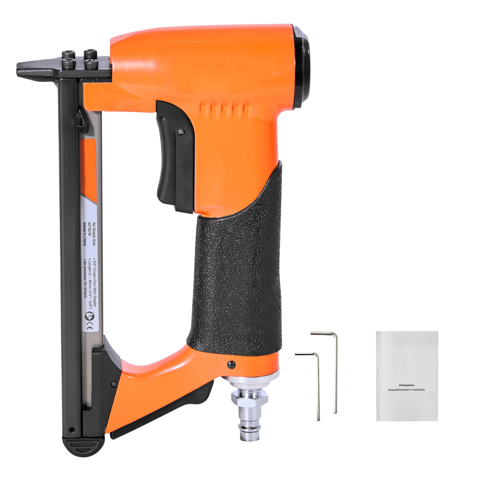 Uimoso Pneumatic Staple Gun 21 Gauge for 80 Series Fine Wire Staples 1/2" Crown