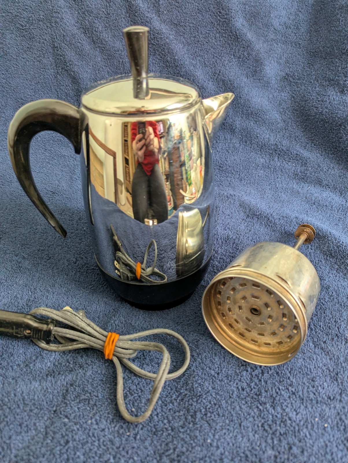 Vintage Faberware Super Fast Automatic 8 Cup Coffee Maker Stainless