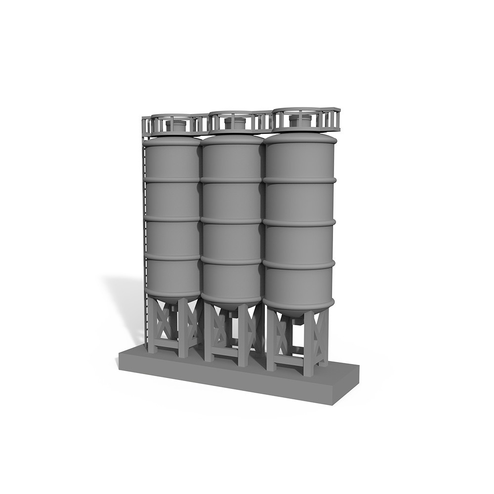 MRY-SFW LYT165 1:160 Miniature Military Building KitOil Gas Storage Tank