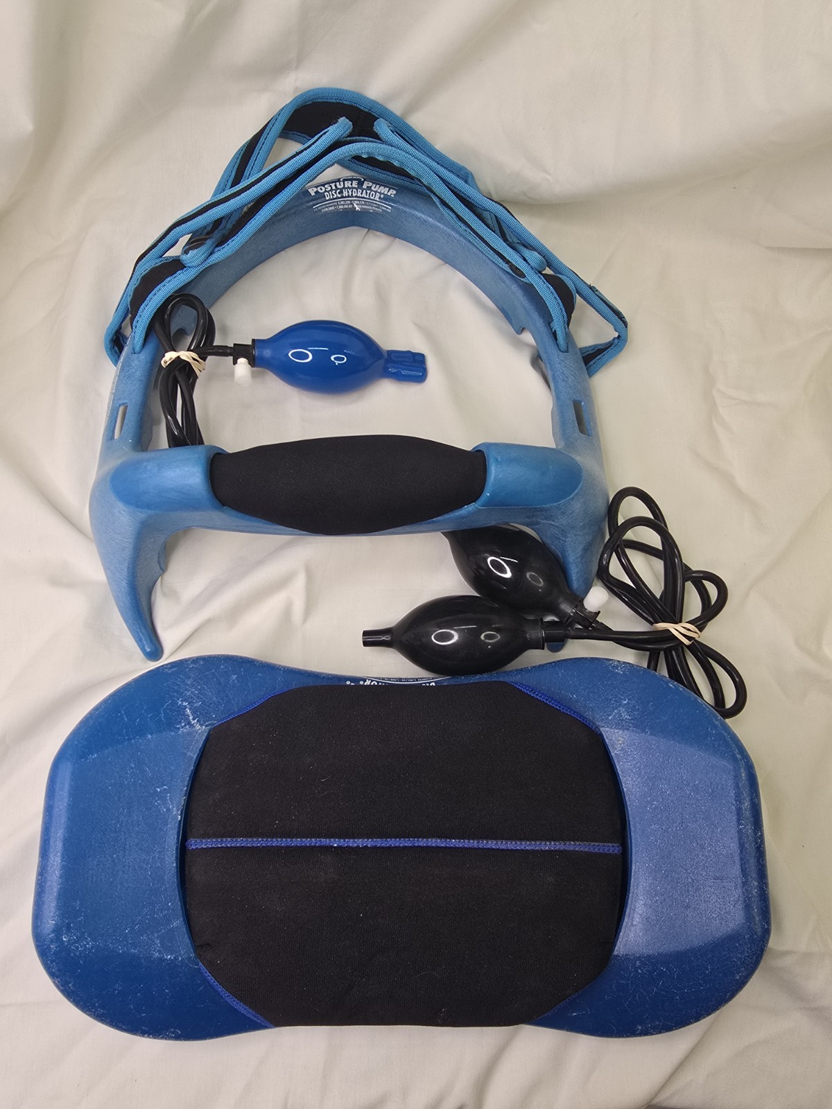 Posture Pump Pro Neck & Back Exerciser Cervical Disc Hydrator Used