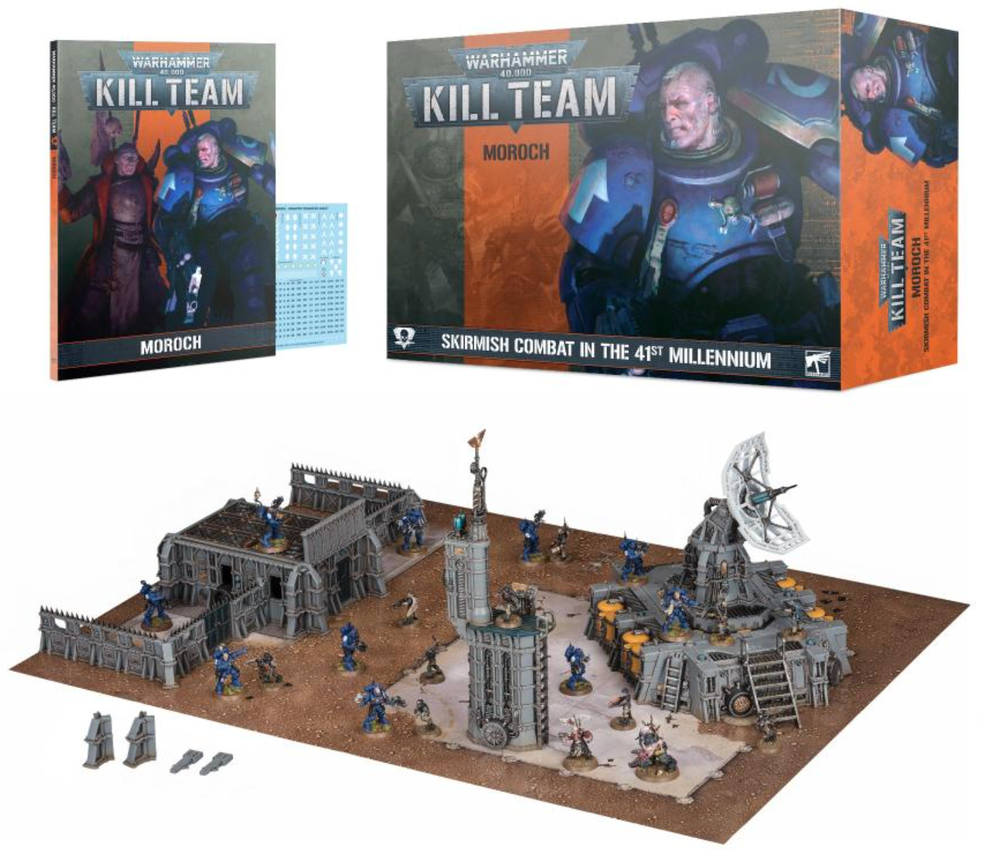 Kill Team Moroch Terrain Book Board New Rare OOP Warhammer 40k No Models
