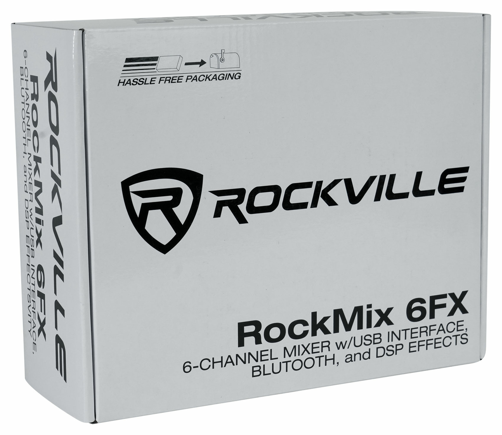 Rockville ROCKMIX 6FX USB Computer Recording Interface Bluetooth Mixer w/Effects