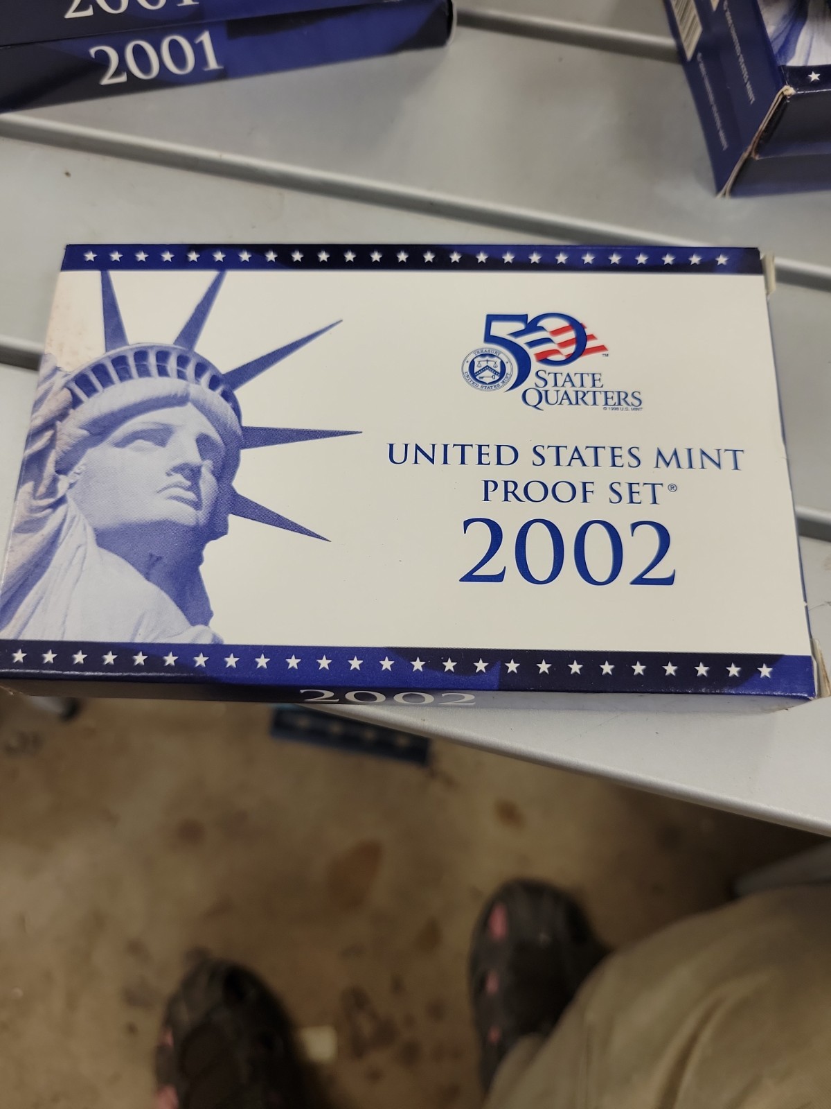 2001-S United States 50 States 5 Quarters Proof Set.  Ultra Cameos OGP