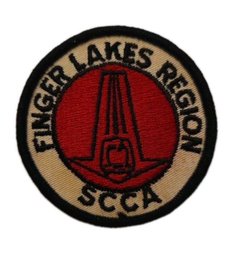 Vintage FLR SCCA Patch 1960's  Seneca Army Depot NY Autocross Rally X CLUB 3"