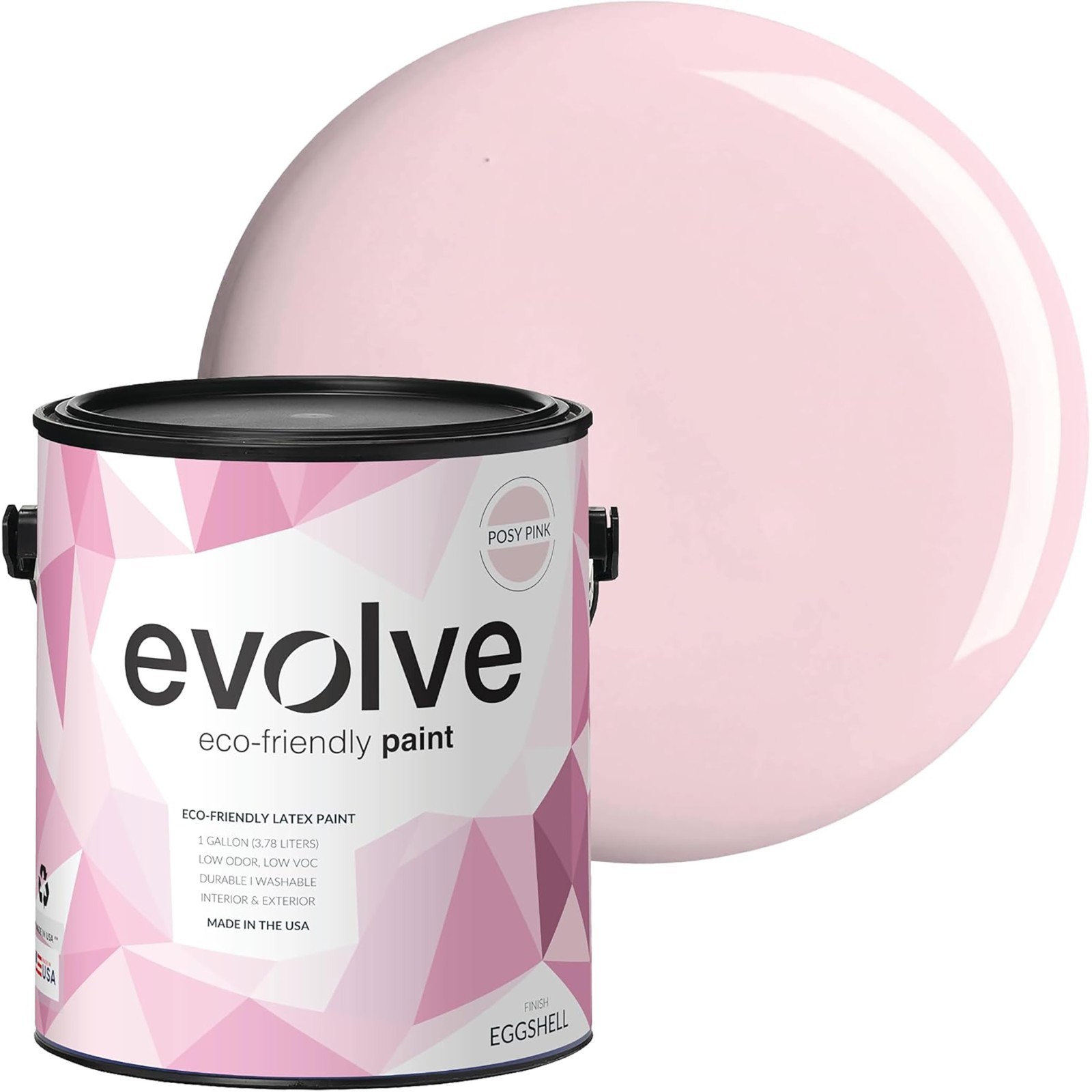 Evolve Paint & Primer: Interior & Exterior surfaces Posy Pink gal
