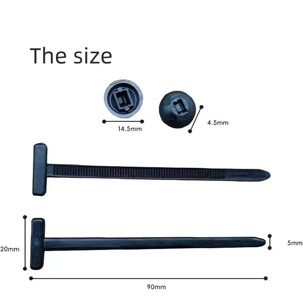Nylon Cable Tie Buckle Heavy Duty Universal Self-Locking Nylon Zip Ties Holder