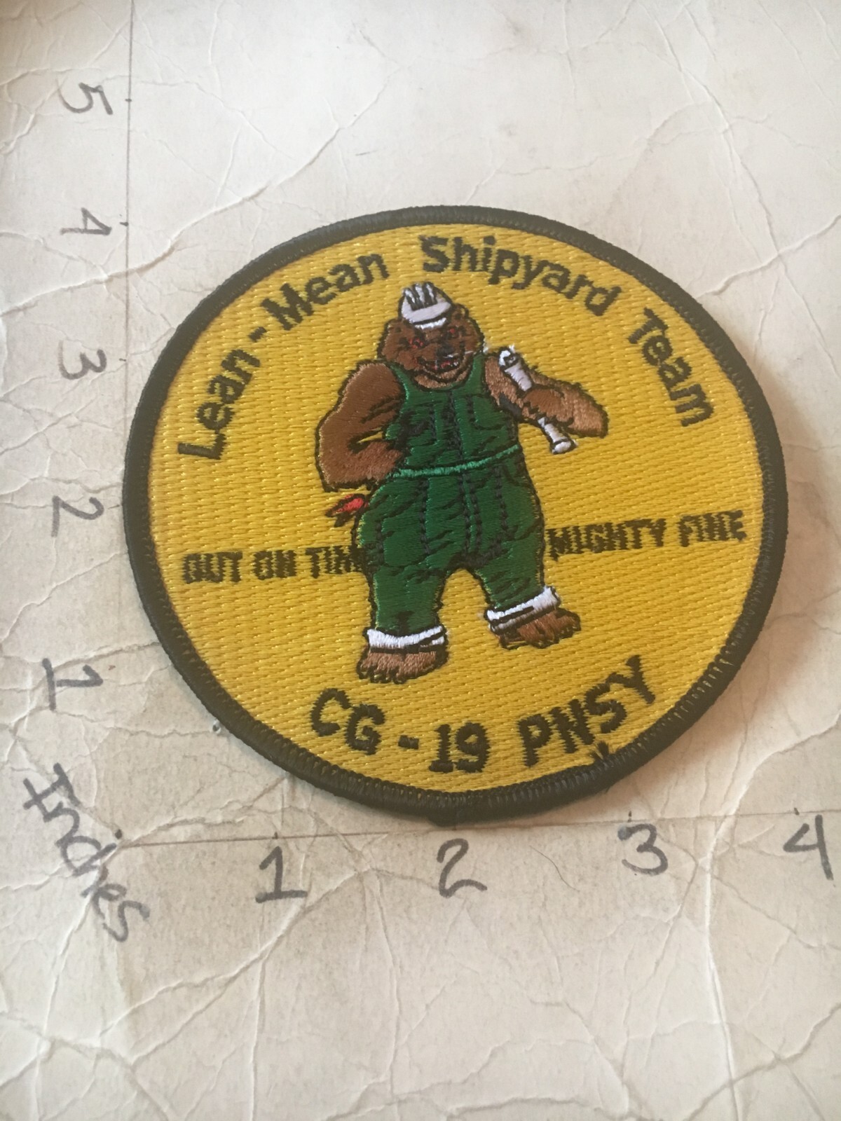 US Navy CG- 19 PNSY patch 6/9/25
