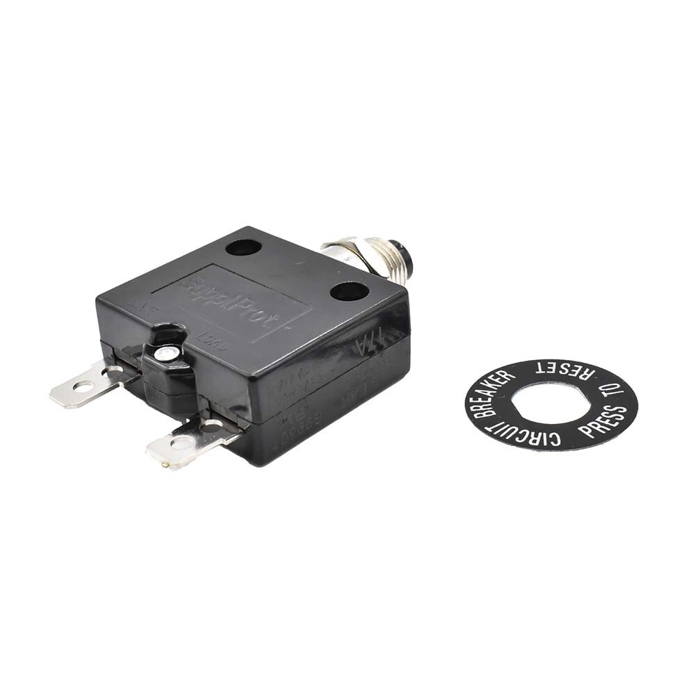 17 Amps Pushbutton Thermal Circuit Breaker Reset Boot Switch - SE17OLS