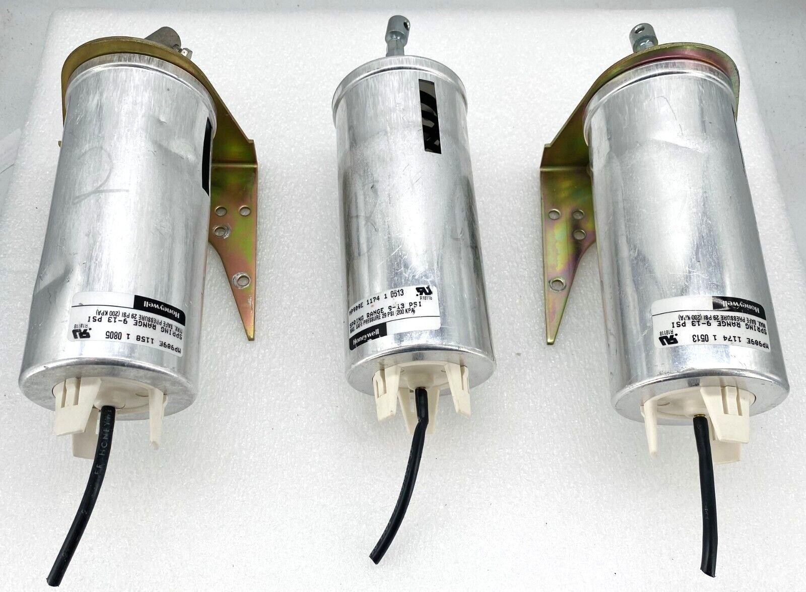 LOT OF 3 HONEYWELL MP909E PNEUMATIC DAMPER ACTUATOR