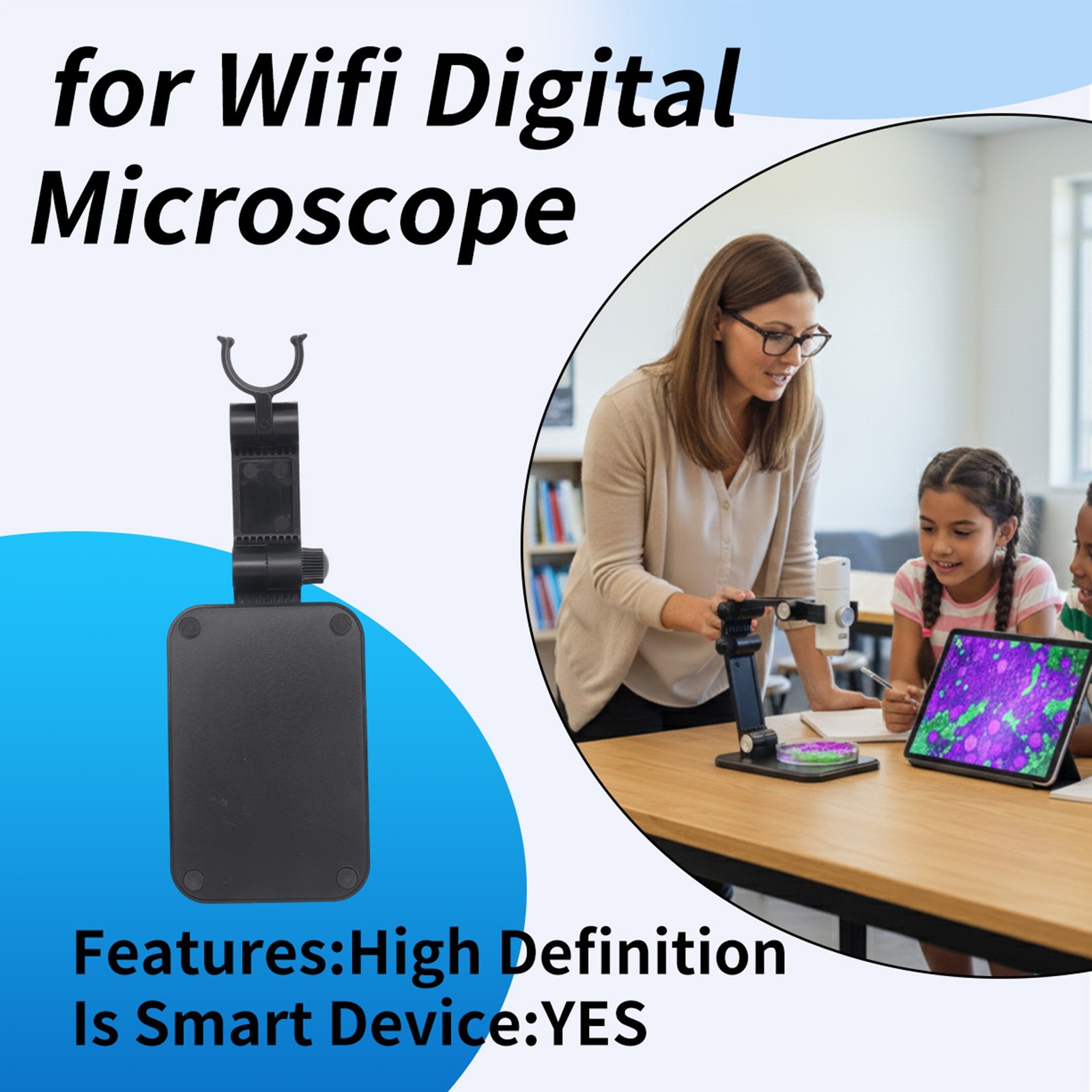 Microscope Stand Foldable and Adjustable Angle Suitable for Wifi Digital2310