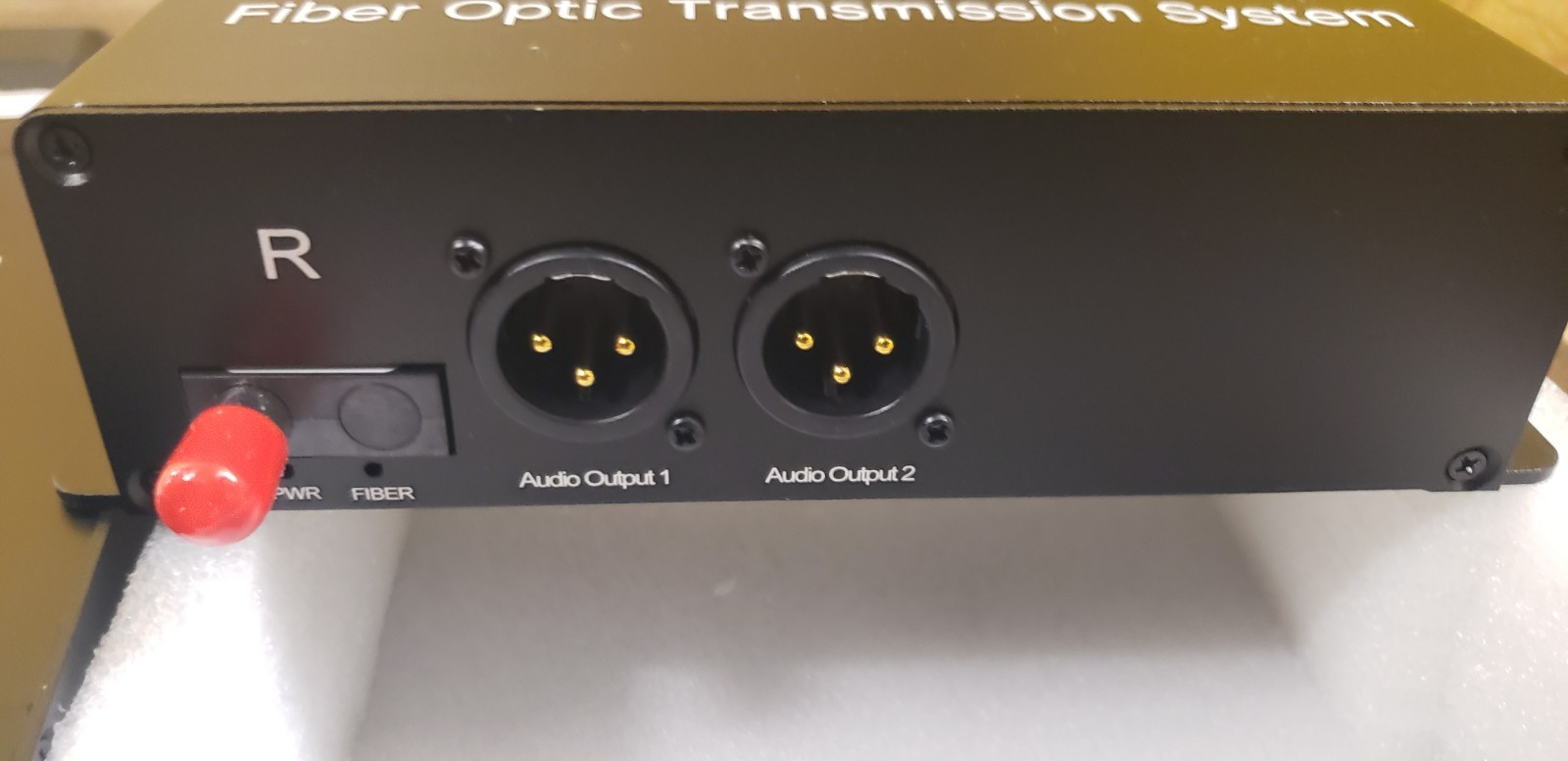 Thor Fiber F-2A-XLR-Rx Fiber Audio Converter, Uni-Directional (Receiver Only)