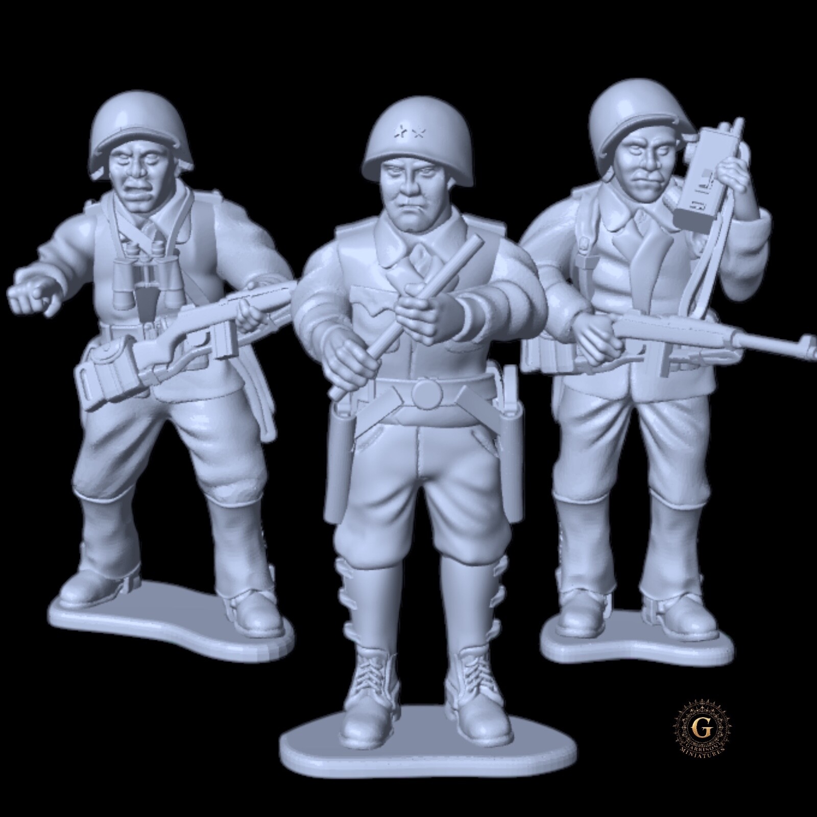 WW2 US General George S Patton Operation Torch 1942-3 North Africa etc 28mm 1/56