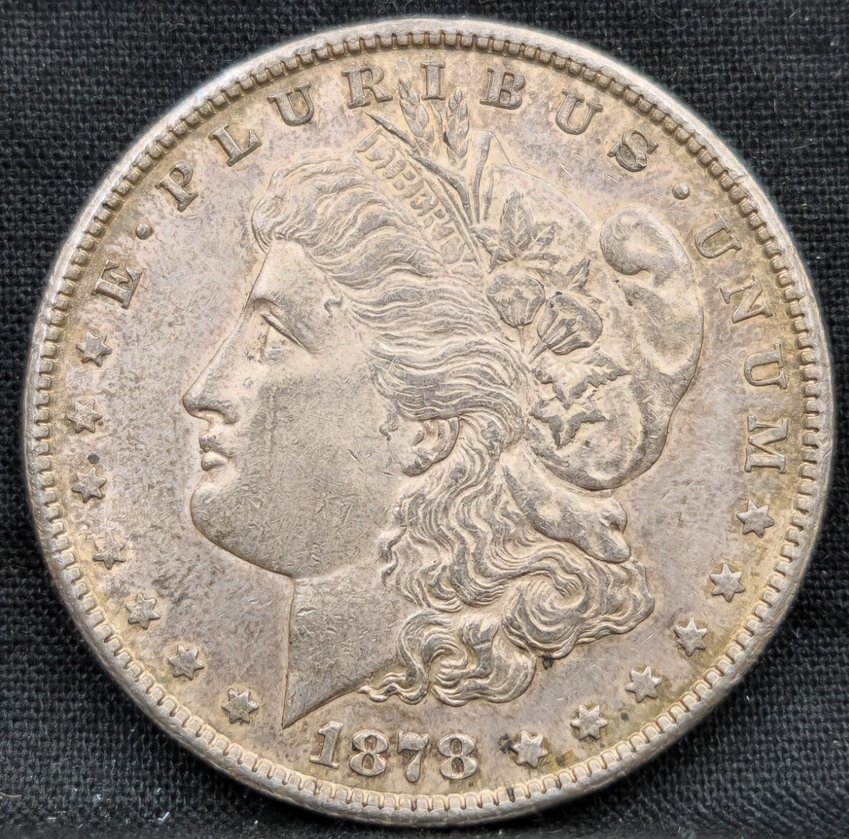 1878 S $1 Morgan Silver Dollar Coin 7TF Rev. of 1878 #205