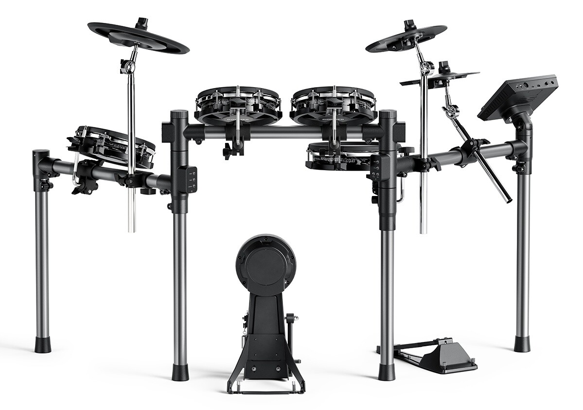 Donner Beat Bluetooth Electric Drum Kit Touch Screen Module 12" Cymbals w/Choke
