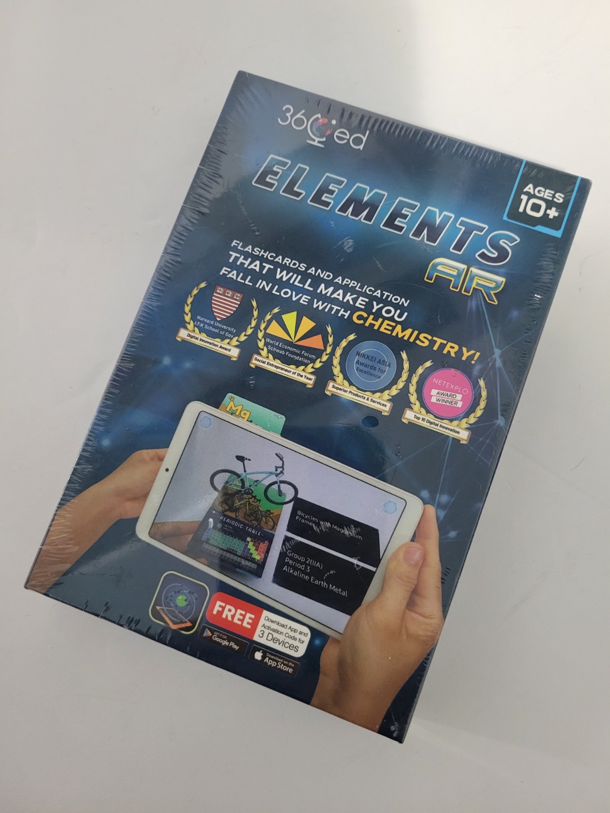360ed Elements AR Flashcards & Learning App Chemistry Learning Kit