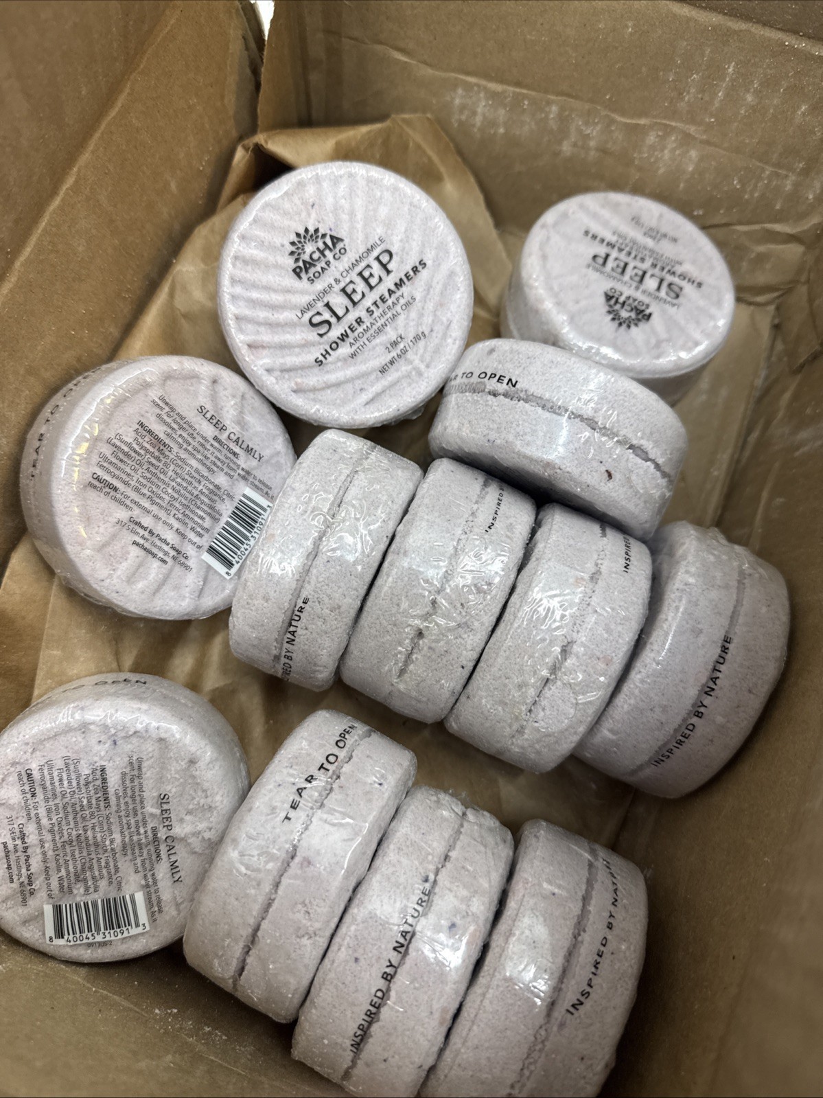Shower Steamers Sleep Lavender & Chamomile Scented Shower Steamer 12 Packs Of 2