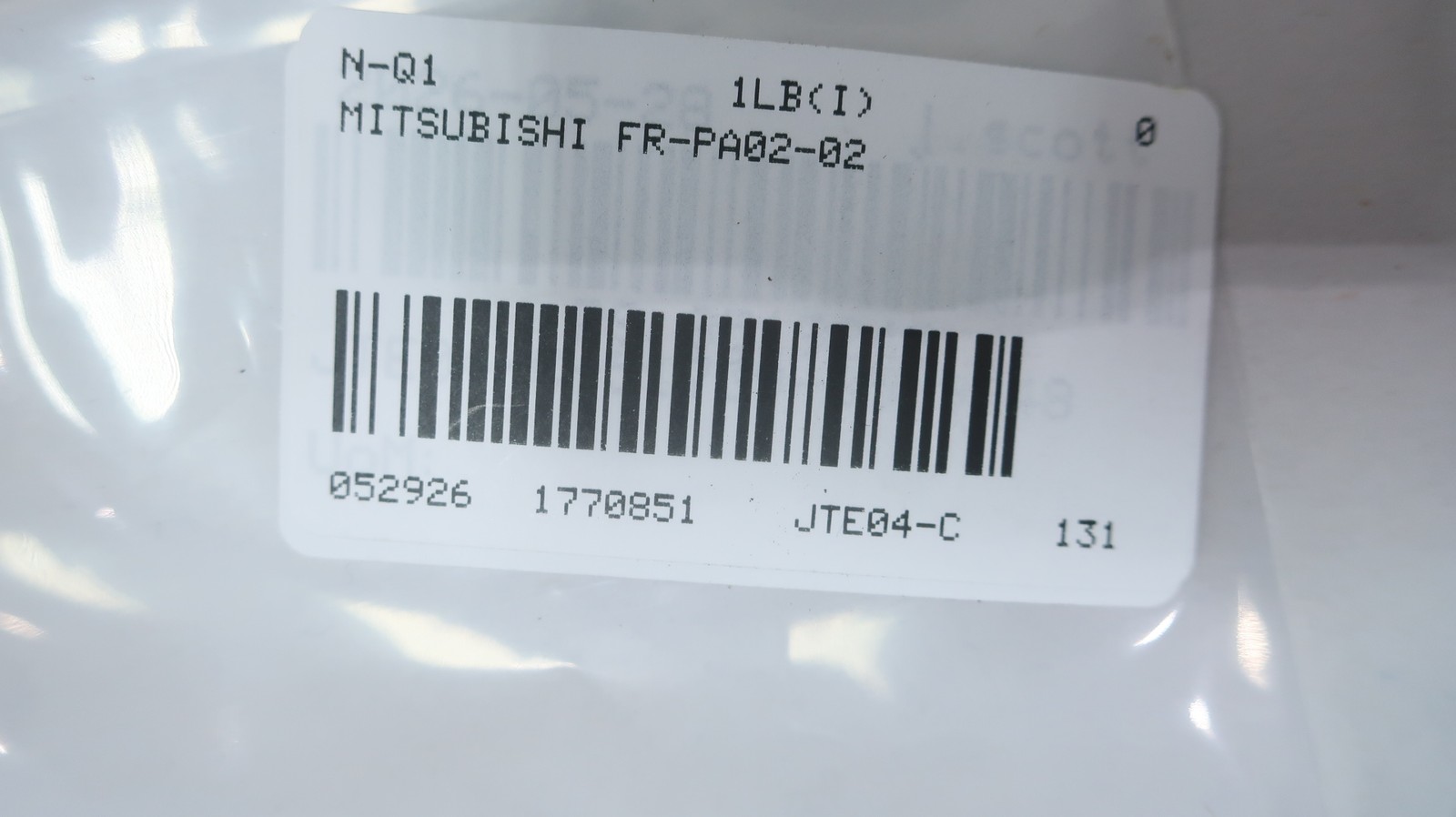 Mitsubishi FR-PA02-02 Drive Control Panel
