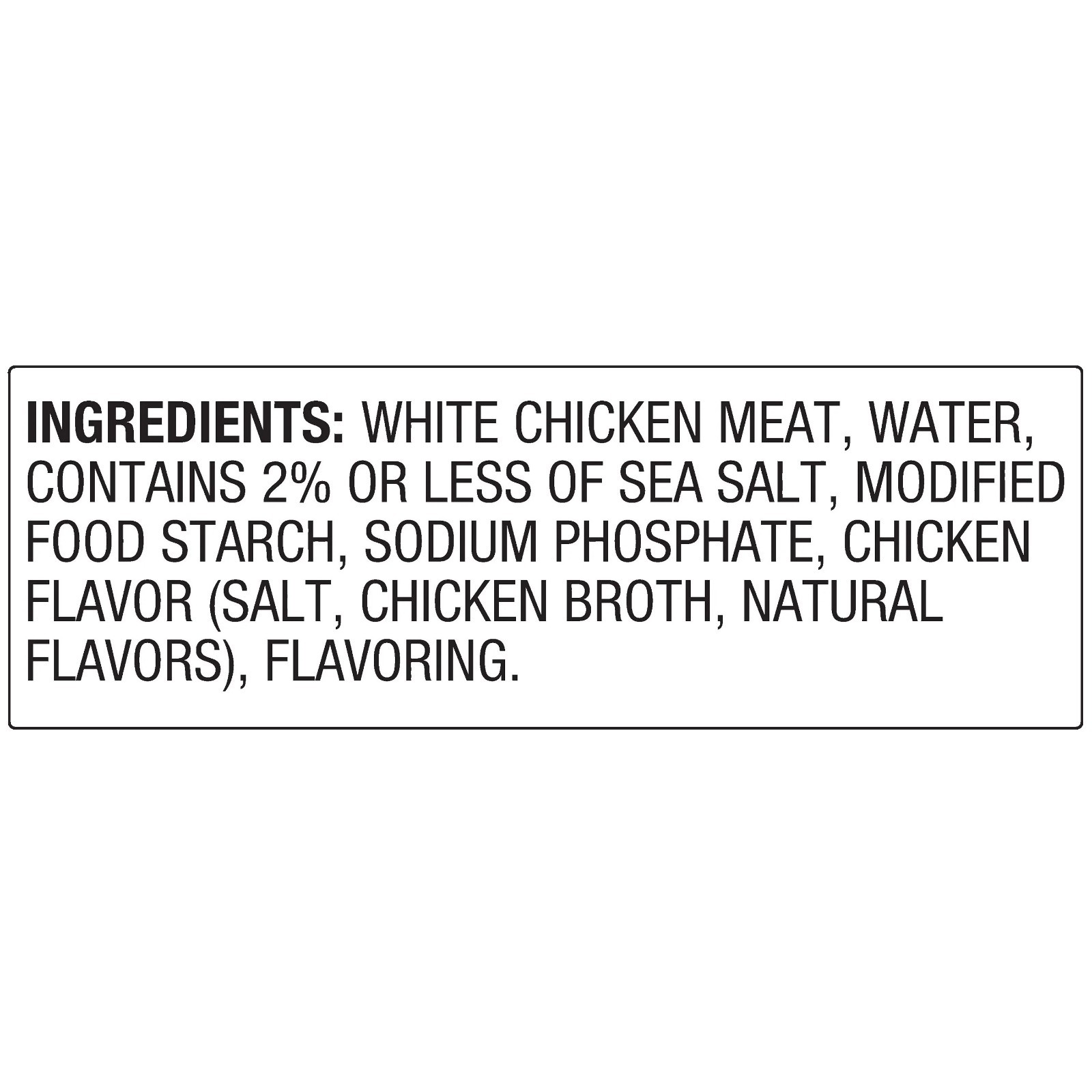 Great Value Premium White Chicken, 2.6 oz, 5 Pack
