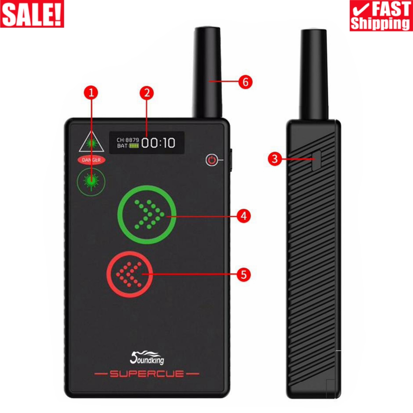 SUPERCUE PPT Presenter Remote Control Receiver +Transmitter for PPT Presentation