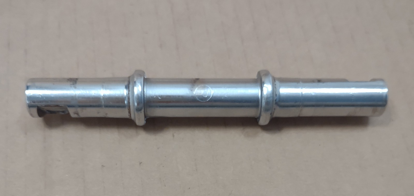 Bicycle Silver Steel Bottom Bracket Cottered Axle 144 mm Old Vintage Bike