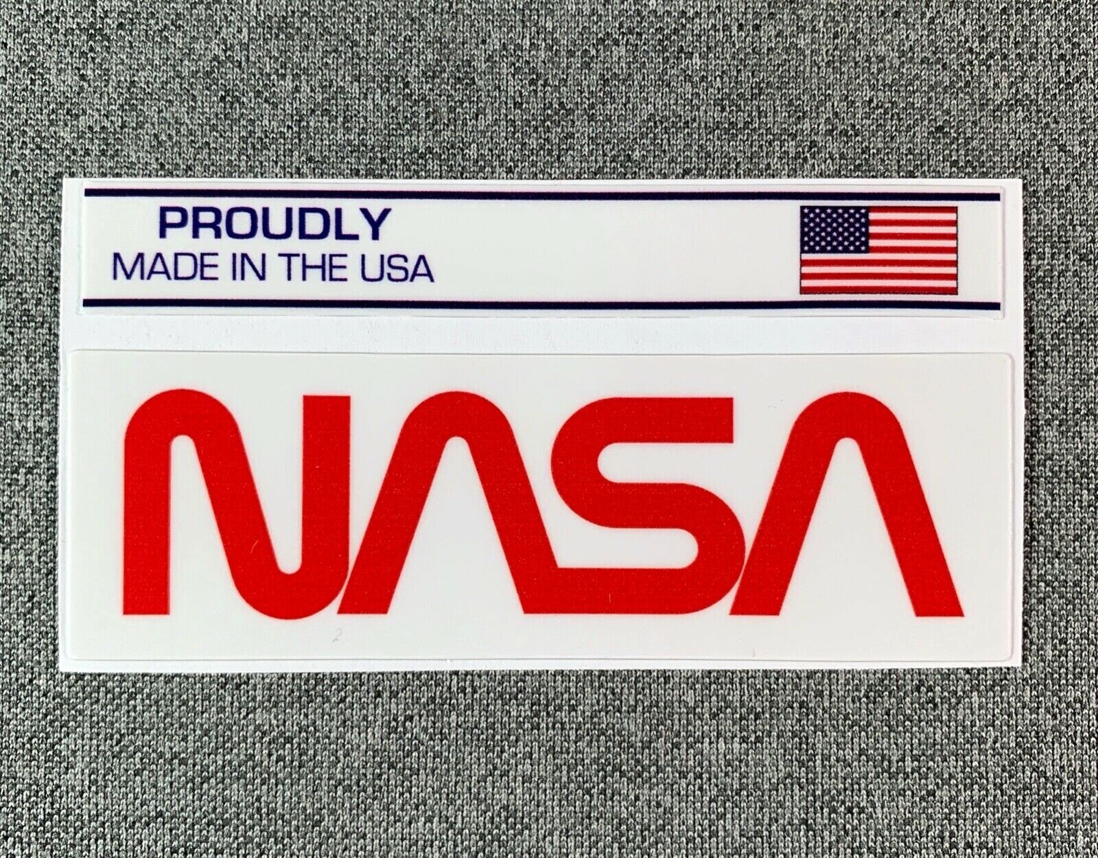 NASA WORM LOGO Sticker Official Authentic Collectible 3.5"