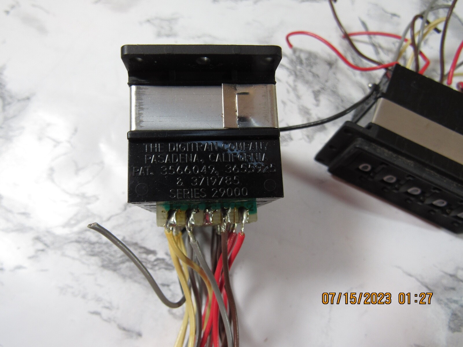 Qty. 2 Digitran Panel Plug-In 5-Digit Number Counter Modules Series 29000