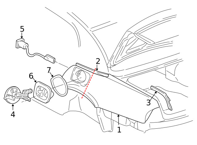 Genuine GM Quarter Panel Filler 25632159