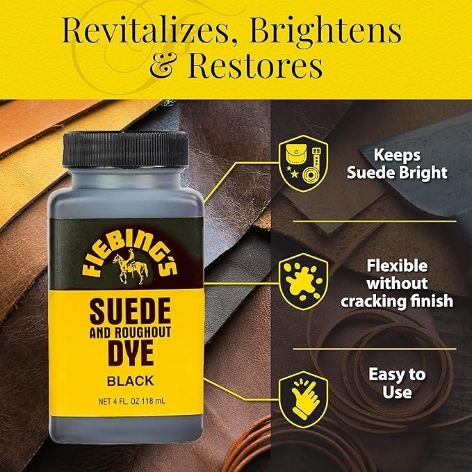 Fiebing's Suede and Roughout Dye 4 fl oz with applicator