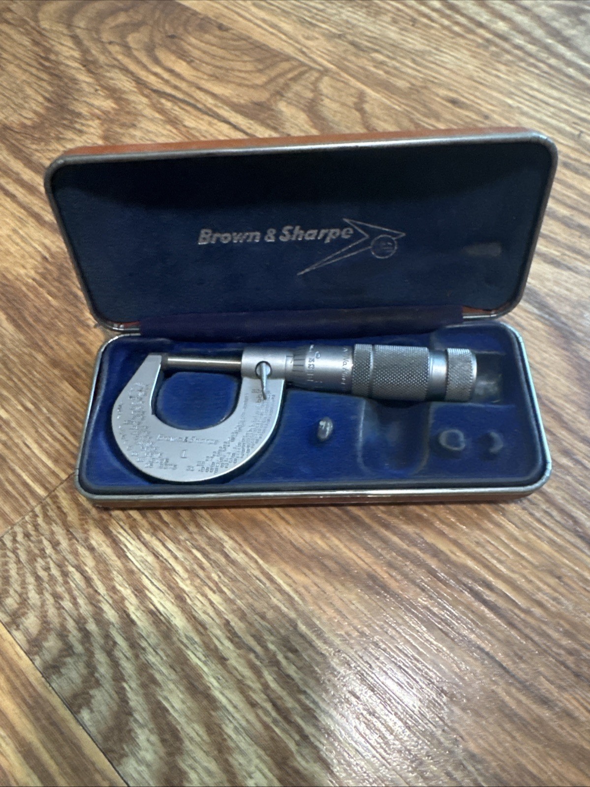 BROWN & SHARPE OUTSIDE DISC MICROMETER 0-1"