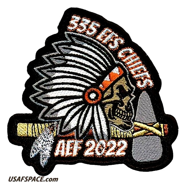 USAF 335th FIGHTER SQ-F-15E-AEF 2022-Seymour Johnson AFB, NC- ORIGINAL VEL PATCH
