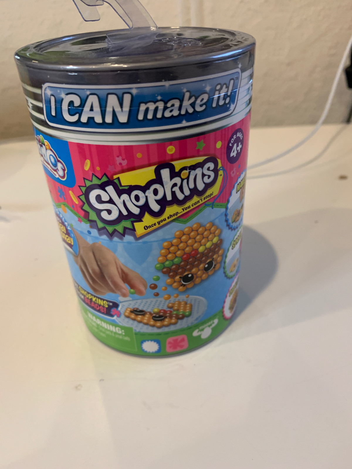 Shopkins BEADOS " I Can Make It!" Make SHOPKINS From Beads - 200 BEADS - SEALED