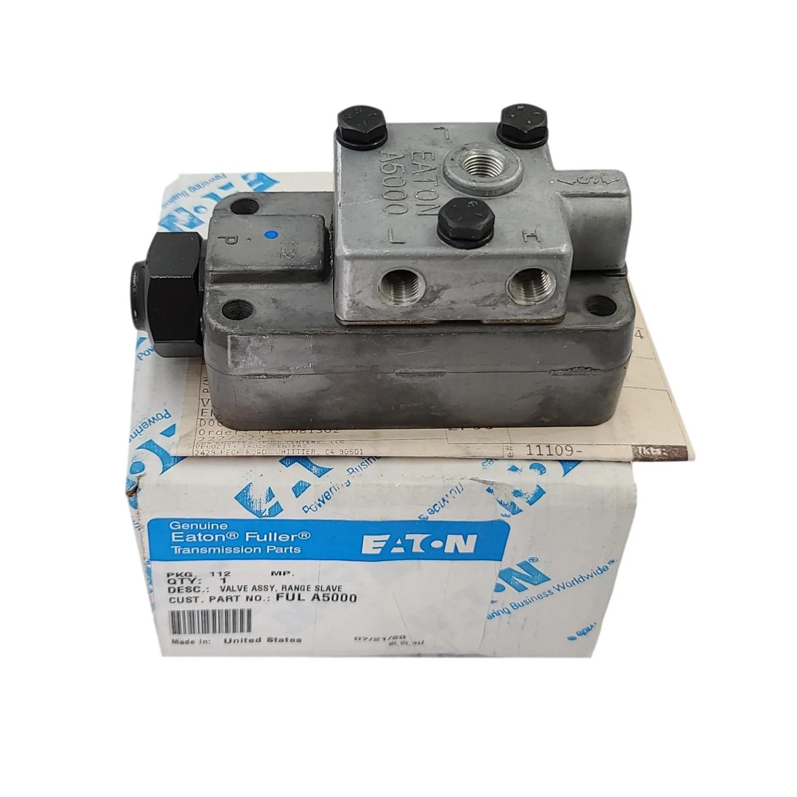 EATON TRANS RANGE VALVE HIGH LOW 85102562  FUL A5000 FULA5000