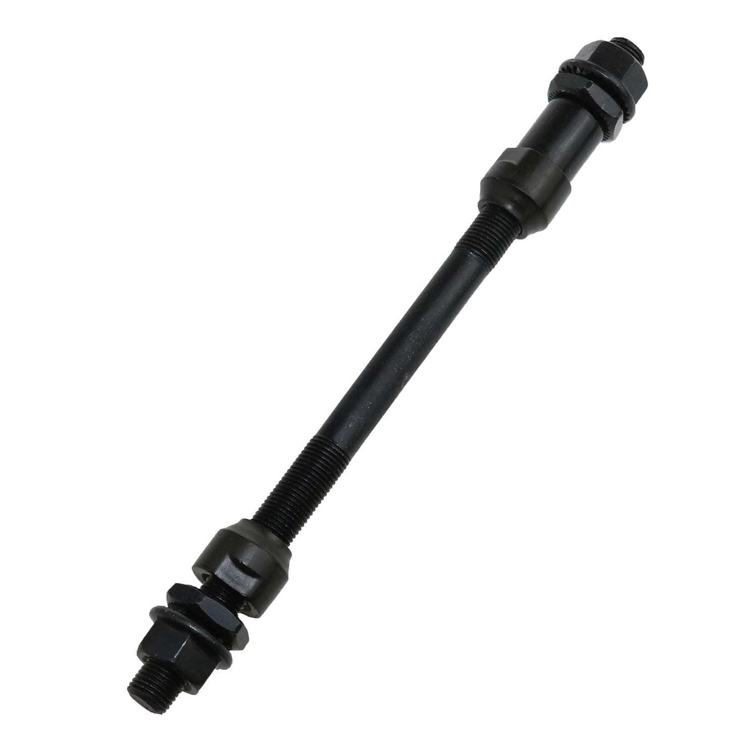 Bike Axle 175mm/6.98 Bicycle Multiple Speed Rear Hub Axle 3/8 Black 26 TPI Hu...