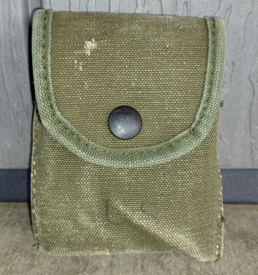 US M1956 BANDAGE POUCH COMPASS POUCH 1ST PATTERN 1960 VIETNAM ERA
