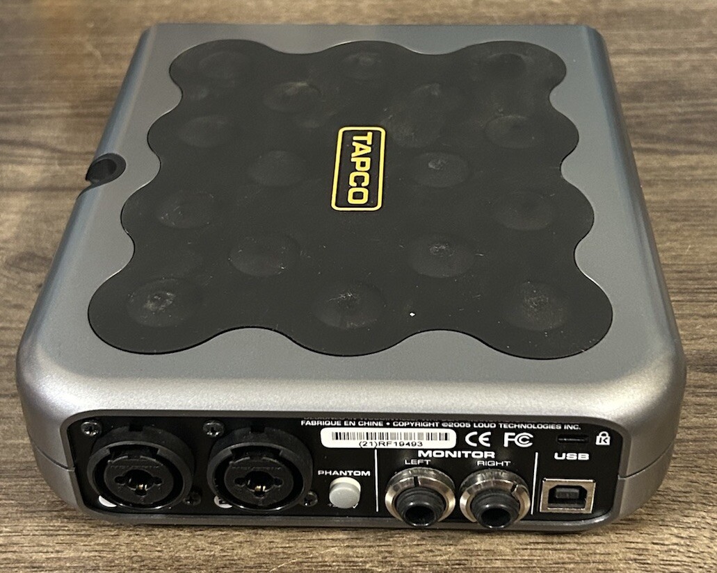 TAPCO Link Firewire 4x6 audio interface 2 Inputs, Fully Tested With Power Supply