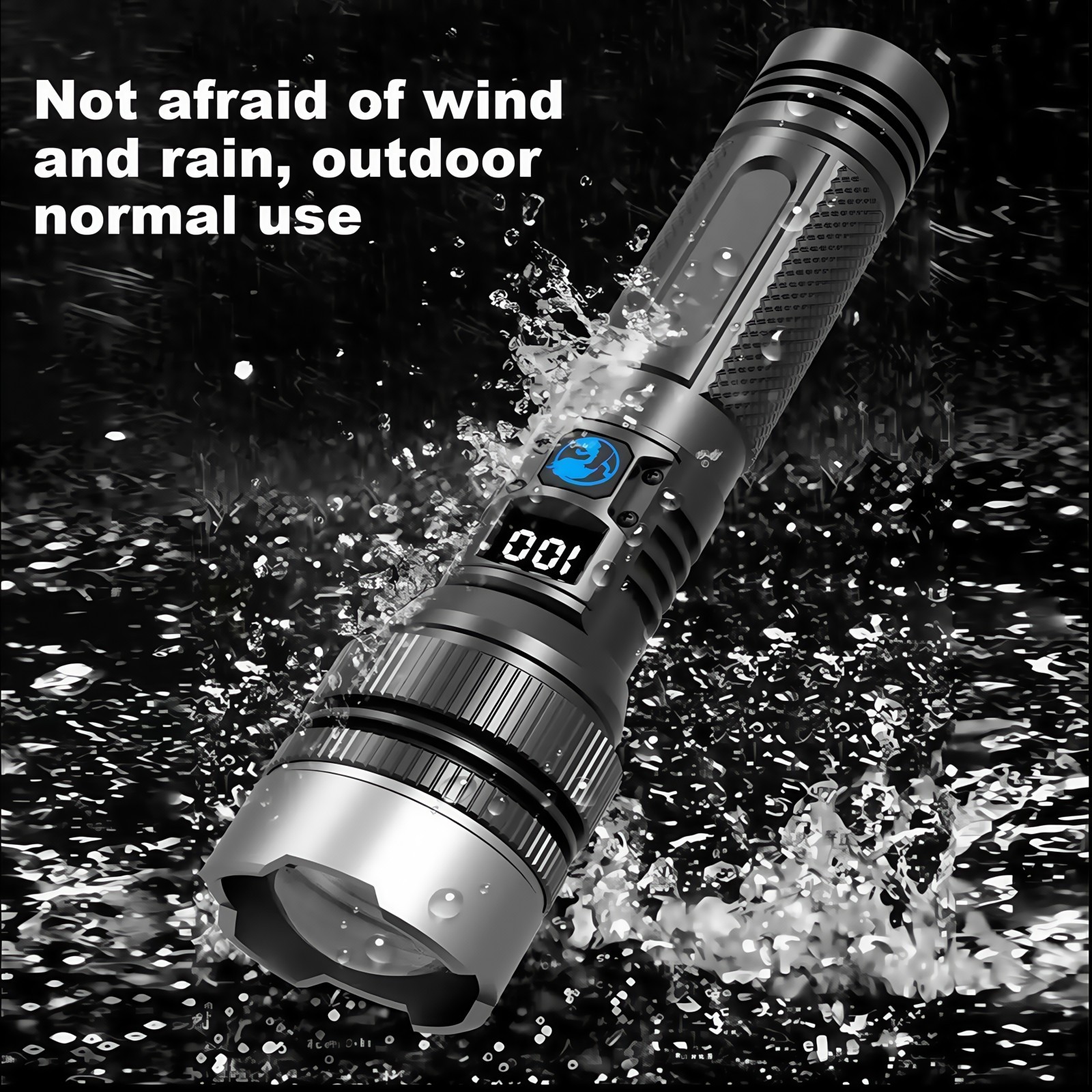 2x 99000000LM Tactical LED Flashlight Rechargeable Super Bright Work Light Torch