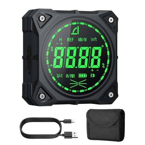 4-Side Strong Magnetic Digital Angle Finder 4*90°/2*180° Angle Gauge with